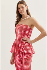 J.HOFFMAN'S Kendall Top in Red