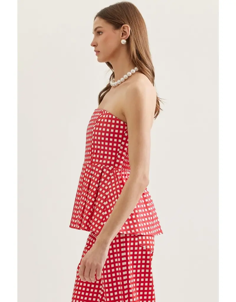 J.HOFFMAN'S Kendall Top in Red