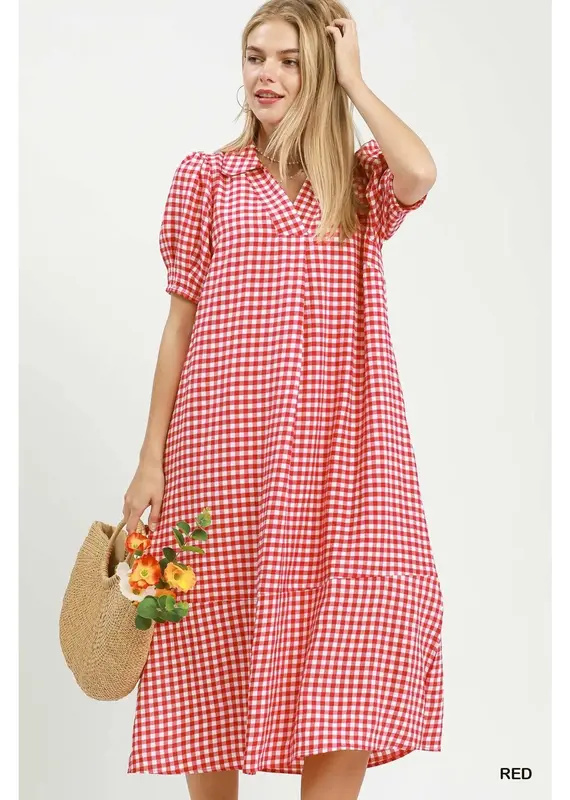 J.HOFFMAN'S Josie Dress in Red