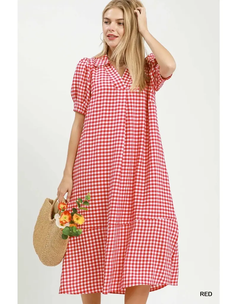 J.HOFFMAN'S Josie Dress in Red