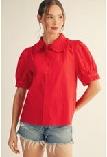 J.HOFFMAN'S Parker Top in Red