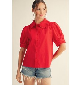 J.HOFFMAN'S Parker Top in Red
