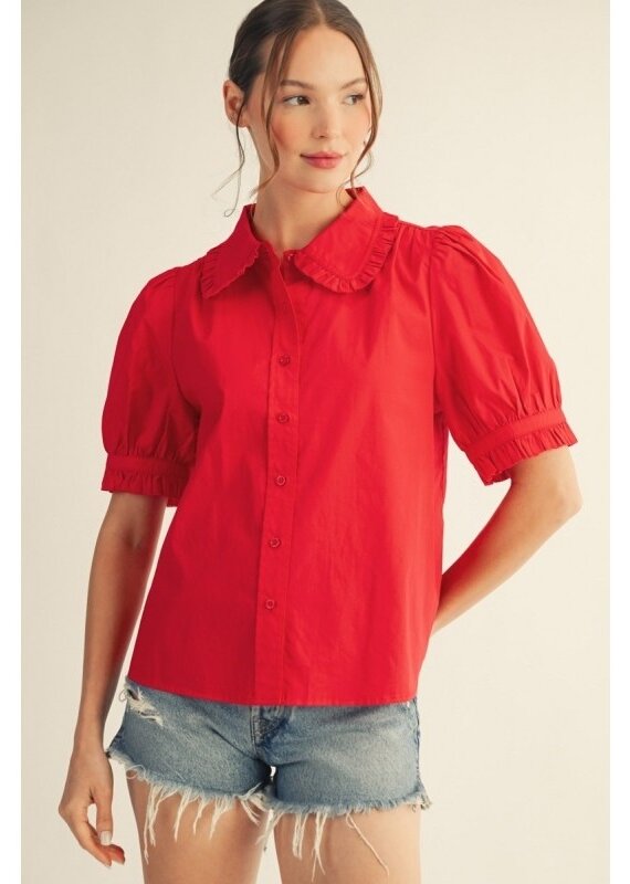 J.HOFFMAN'S Parker Top in Red