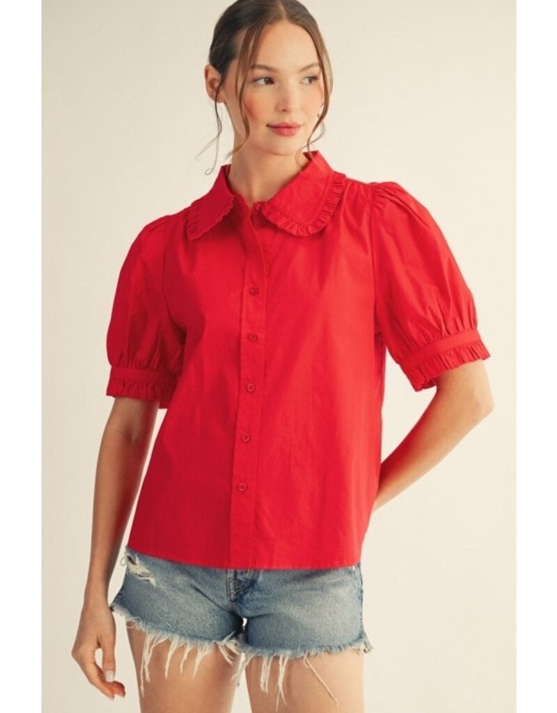 J.HOFFMAN'S Parker Top in Red