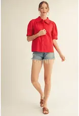 J.HOFFMAN'S Parker Top in Red