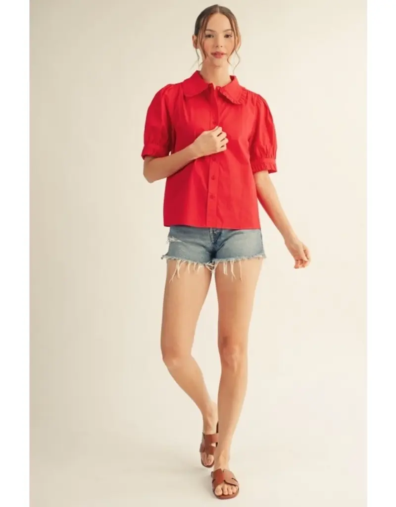 J.HOFFMAN'S Parker Top in Red