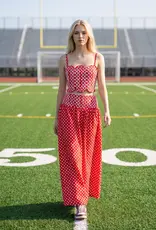 J.HOFFMAN'S Free Time Skirt Set in Red