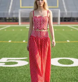 J.HOFFMAN'S Free Time Skirt Set in Red