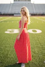 J.HOFFMAN'S Free Time Skirt Set in Red