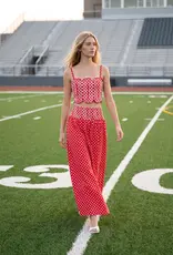 J.HOFFMAN'S Free Time Skirt Set in Red