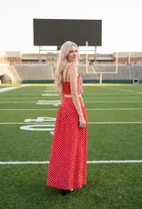 J.HOFFMAN'S Free Time Skirt Set in Red