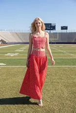 J.HOFFMAN'S Free Time Skirt Set in Red