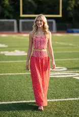 J.HOFFMAN'S Free Time Skirt Set in Red