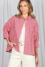 J.HOFFMAN'S Lastly Top in Red
