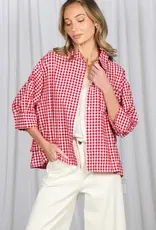 J.HOFFMAN'S Lastly Top in Red