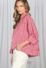 J.HOFFMAN'S Lastly Top in Red