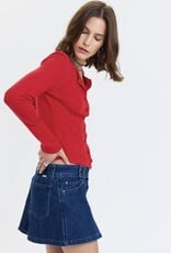 J.HOFFMAN'S Stargazer Cardi in Cherry Bomb