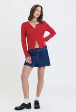 J.HOFFMAN'S Stargazer Cardi in Cherry Bomb