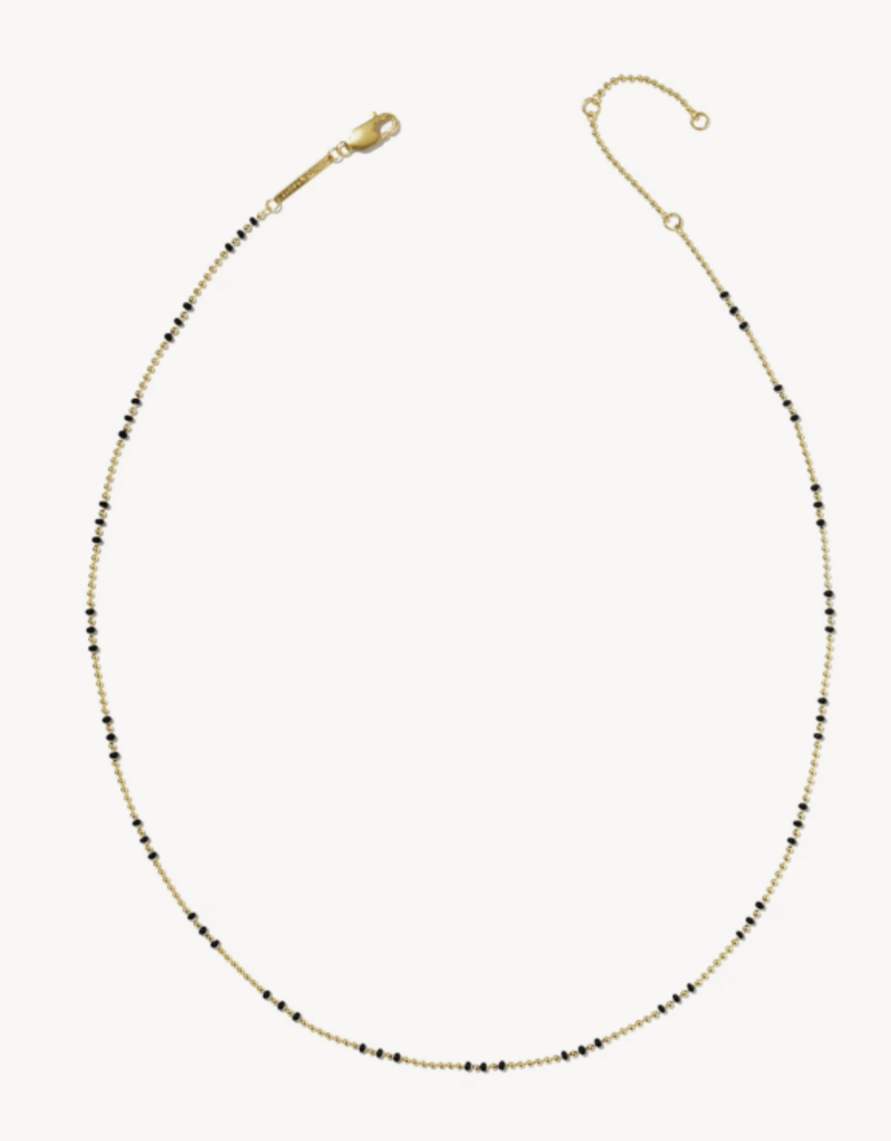 KENDRA SCOTT Alice Color Beaded 14k Gold-Filled Chain Necklace