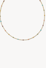 KENDRA SCOTT Alice Color Beaded 14k Gold-Filled Chain Necklace