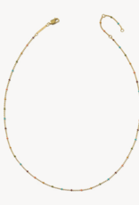 KENDRA SCOTT Alice Color Beaded 14k Gold-Filled Chain Necklace