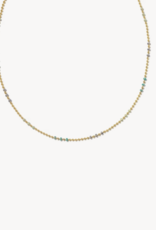 KENDRA SCOTT Alice Color Beaded 14k Gold-Filled Chain Necklace