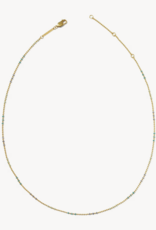 KENDRA SCOTT Alice Color Beaded 14k Gold-Filled Chain Necklace