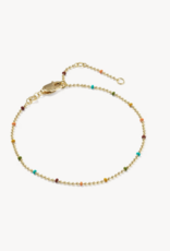KENDRA SCOTT Alice Color Beaded 14k Gold-Filled Chain Bracelet