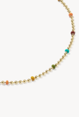 KENDRA SCOTT Alice Color Beaded 14k Gold-Filled Chain Bracelet
