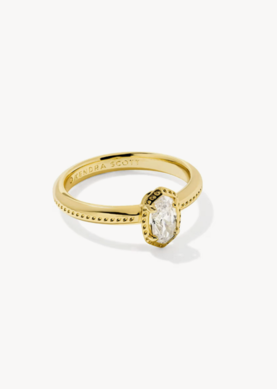 KENDRA SCOTT Mini Elyse Luxe Band Ring
