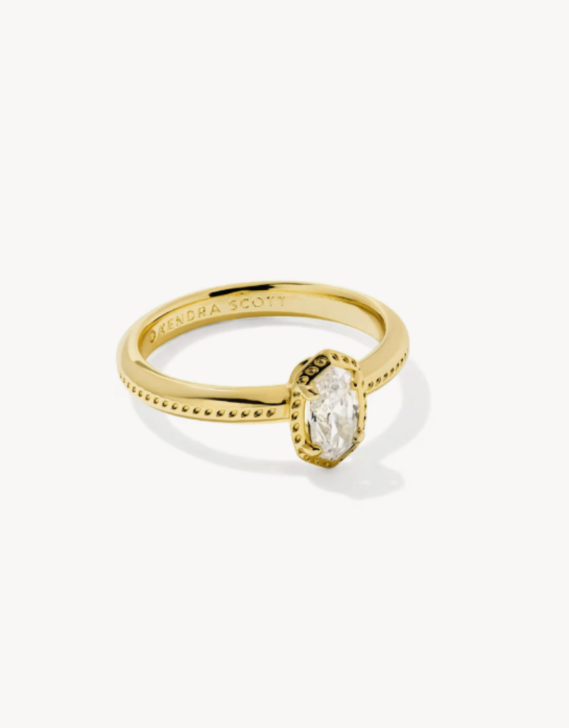 KENDRA SCOTT Mini Elyse Luxe Band Ring
