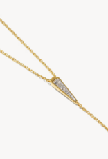 KENDRA SCOTT Sparkle Hand Chain in White Topaz
