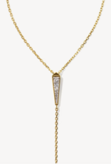 KENDRA SCOTT Sparkle Hand Chain in White Topaz