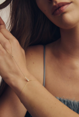 KENDRA SCOTT Sparkle Hand Chain in White Topaz