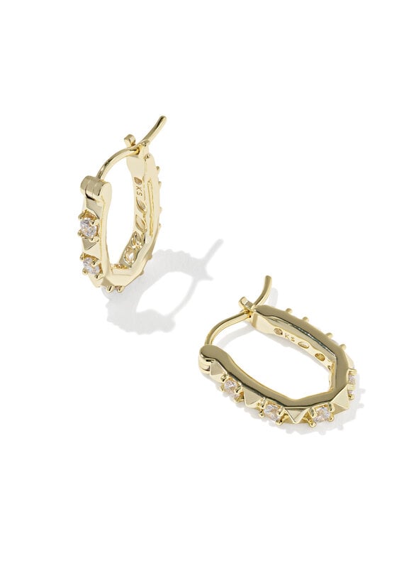 KENDRA SCOTT Fate Huggie Earrings