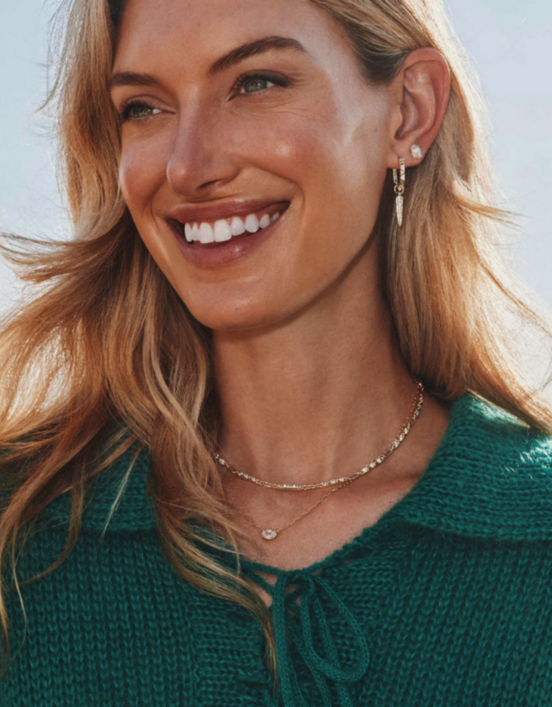 KENDRA SCOTT Fate Charm Huggie Earrings
