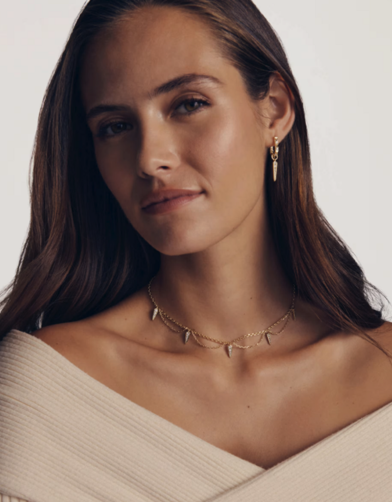 KENDRA SCOTT Fate Charm Huggie Earrings
