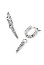 KENDRA SCOTT Fate Charm Huggie Earrings
