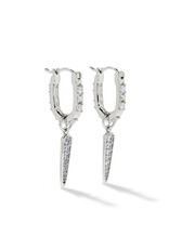 KENDRA SCOTT Fate Charm Huggie Earrings