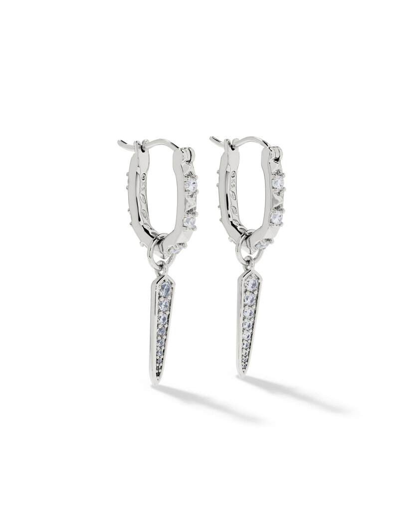 KENDRA SCOTT Fate Charm Huggie Earrings