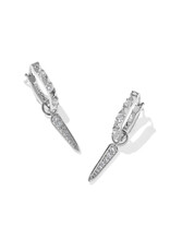KENDRA SCOTT Fate Charm Huggie Earrings