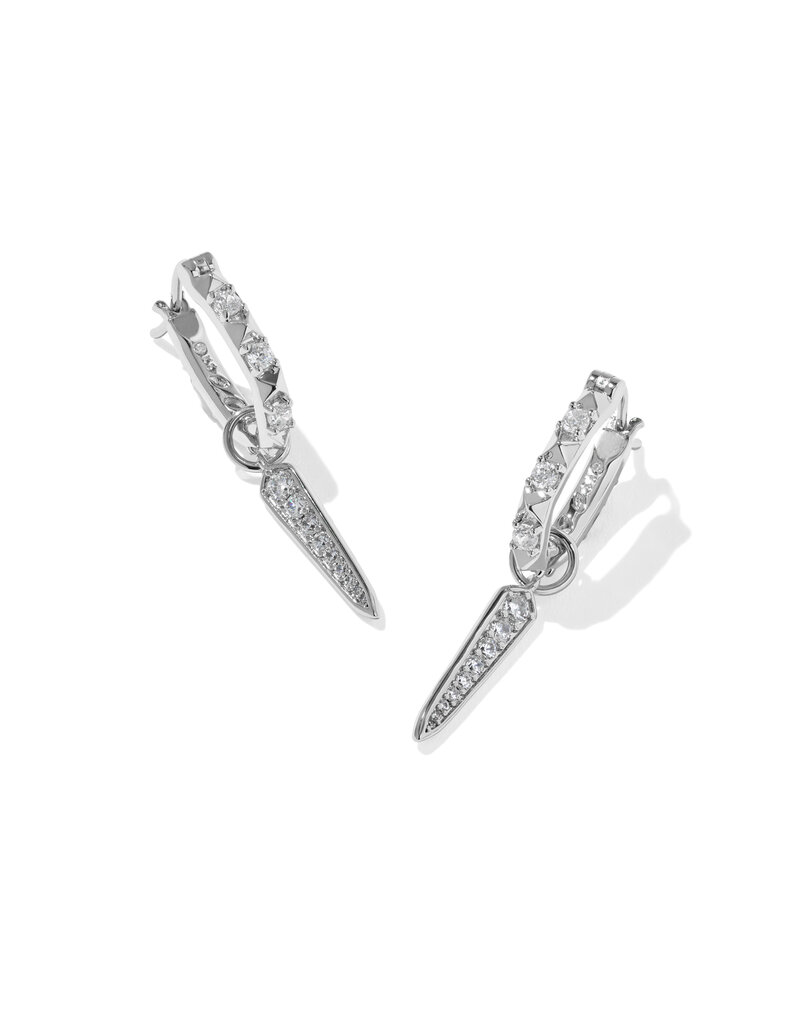 KENDRA SCOTT Fate Charm Huggie Earrings