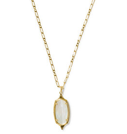KENDRA SCOTT Dani Step Frame Long Necklace