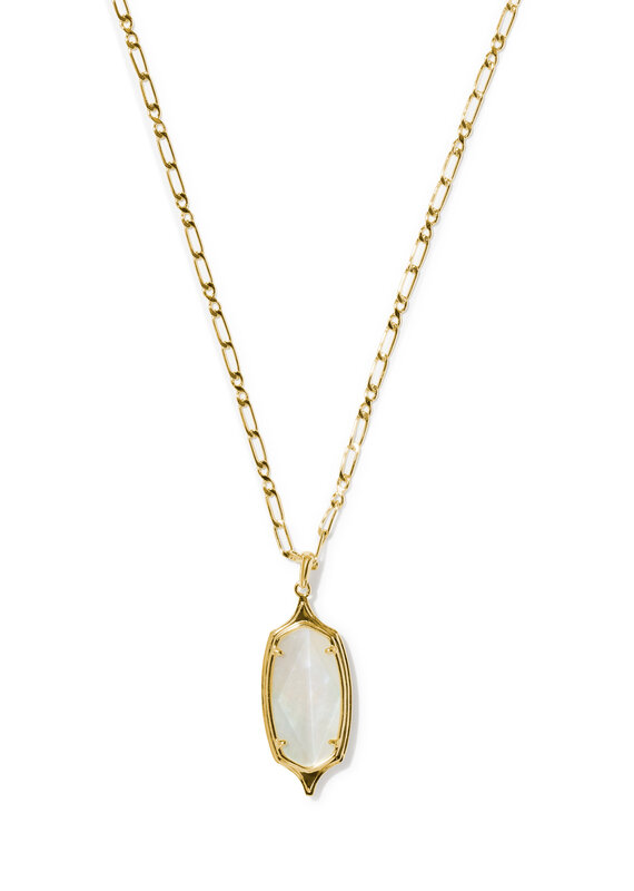 KENDRA SCOTT Dani Step Frame Long Necklace