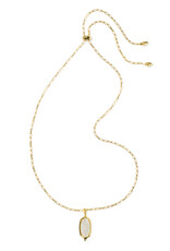 KENDRA SCOTT Dani Step Frame Long Necklace