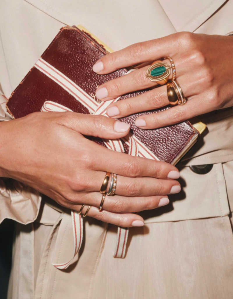 KENDRA SCOTT Elyse Step Frame Cocktail Ring