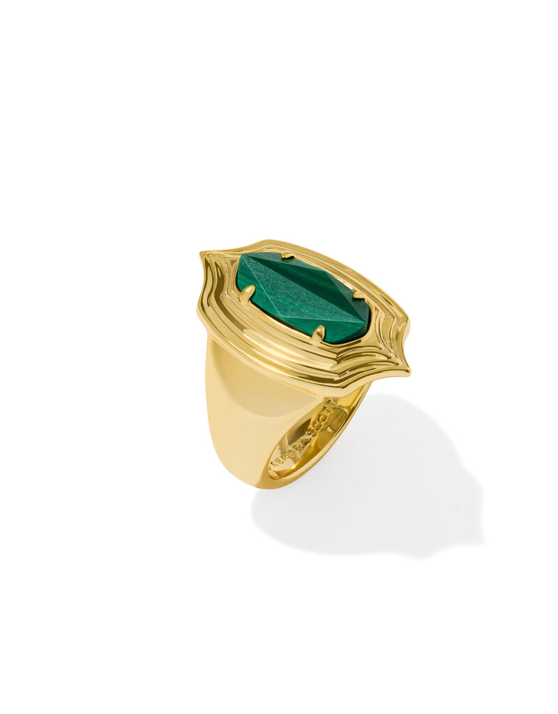 KENDRA SCOTT Elyse Step Frame Cocktail Ring