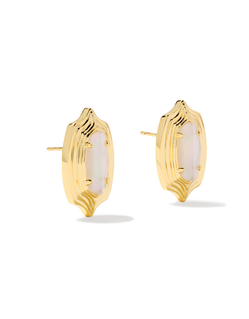 KENDRA SCOTT Ellie Step Frame Stud Earrings