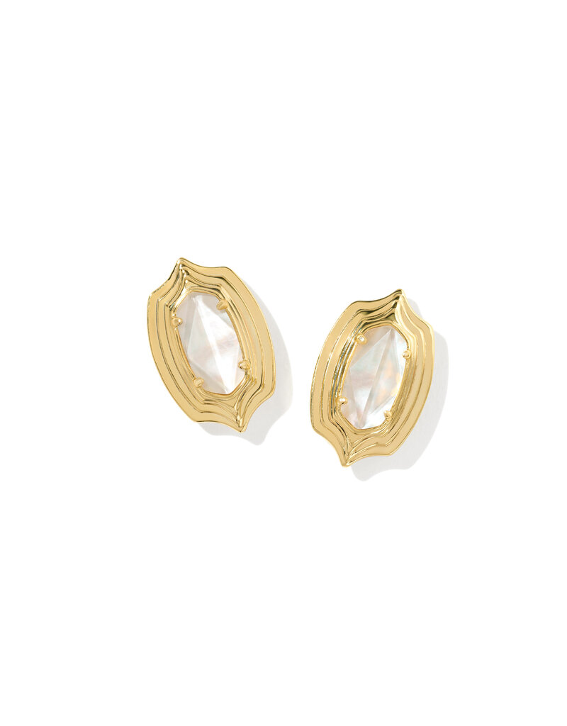 KENDRA SCOTT Ellie Step Frame Stud Earrings