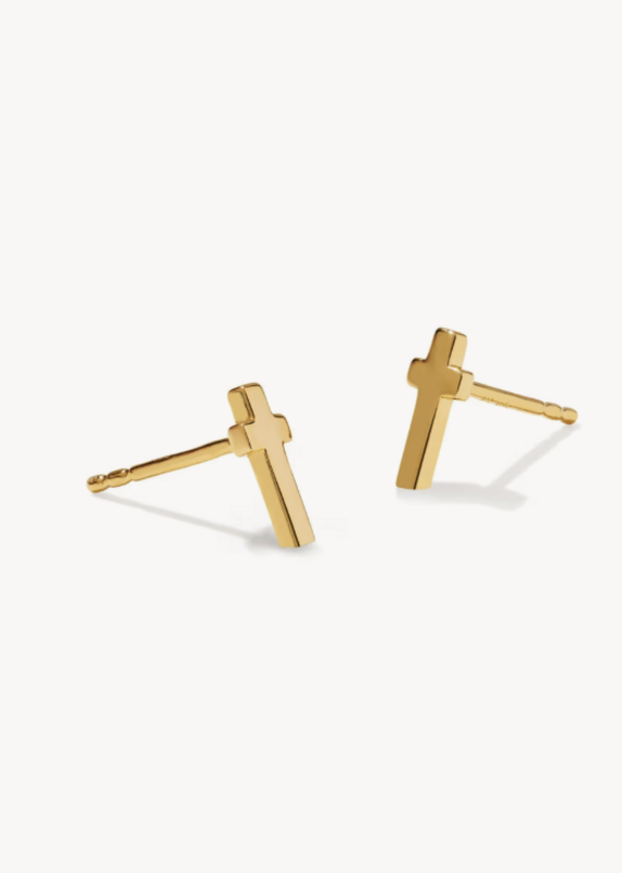 KENDRA SCOTT Cross Stud Earrings